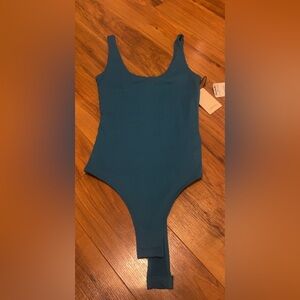 Blue/turquoise soft body suit